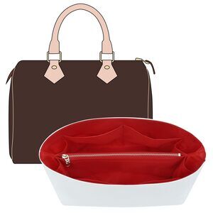 7201 Purse Organizer Insert Compatible with lv Speedy 25/Monogram Bags